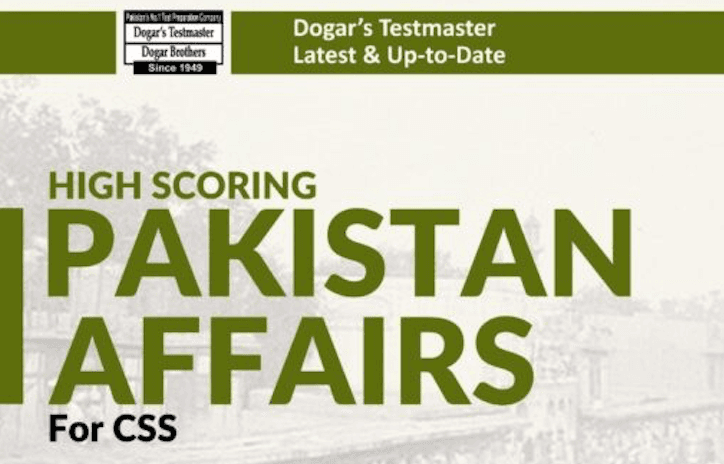 Pakistan Affairs for Competitive Exams (CSS) Guide