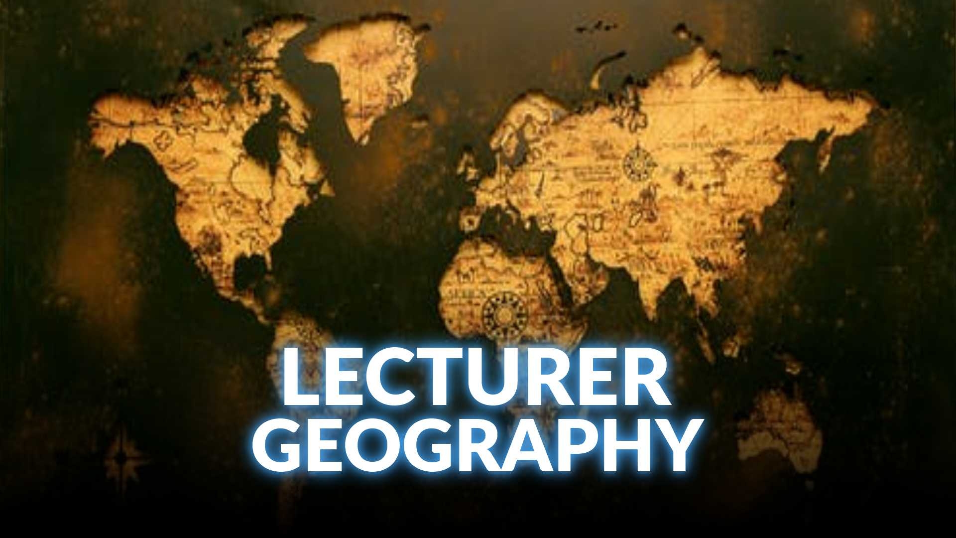 KPPSC Lecturers Geography Preparation Course