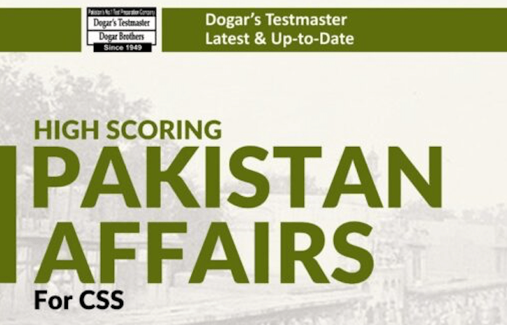 Pakistan Affairs for Competitive Exams (CSS) Guide